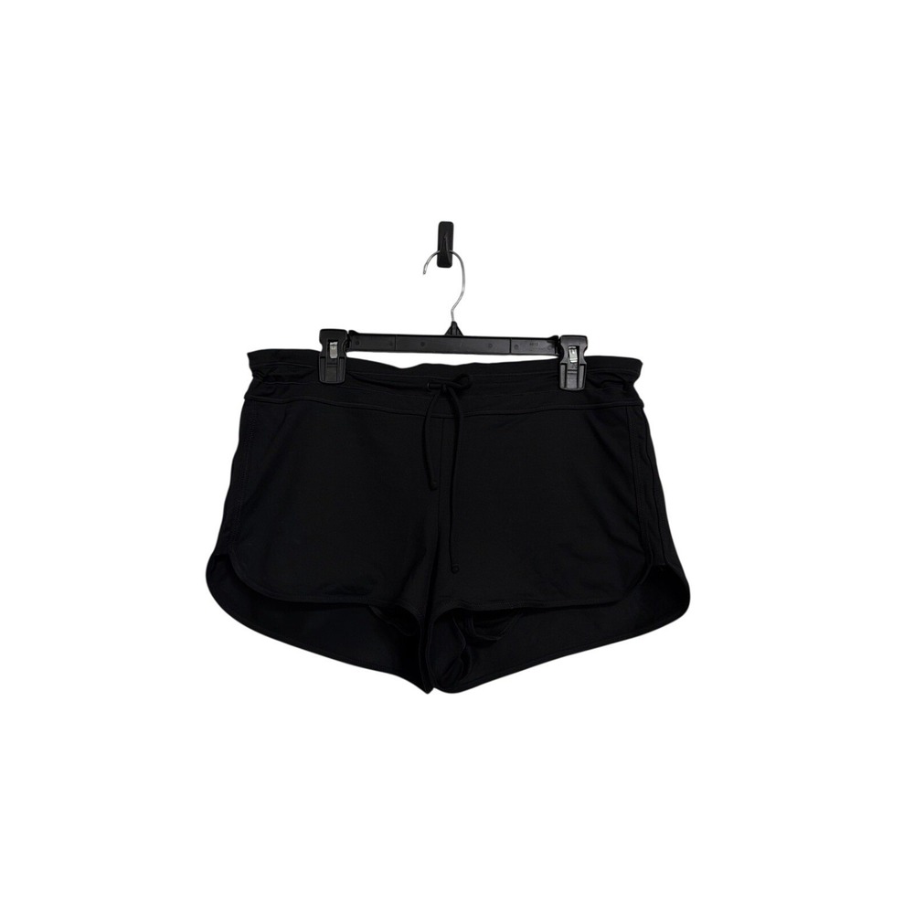 Black Athleta Women's Swim Shorts with Drawstring